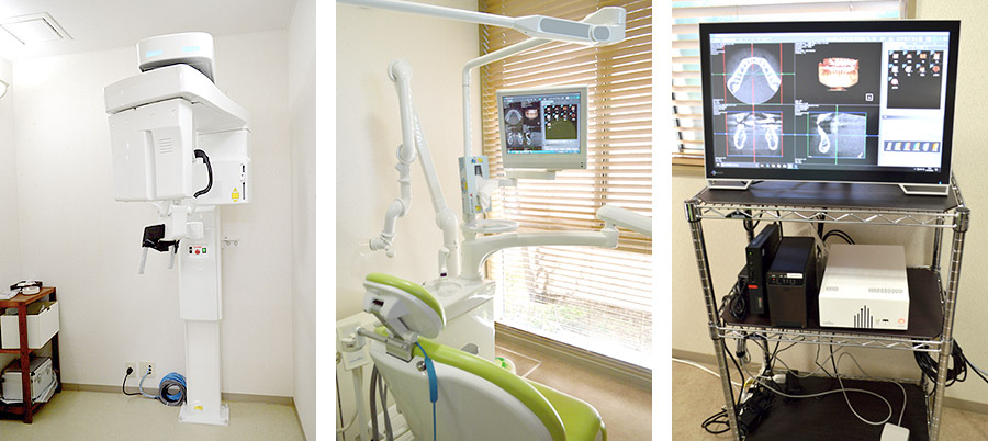 歯科用CT・診療台のモニター・検査用大型モニター